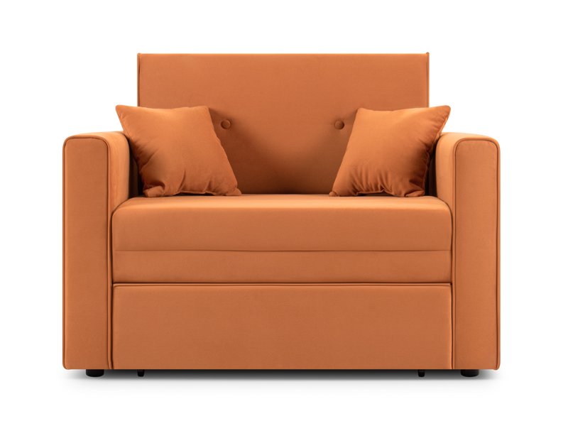 Кресло-кровать Види Велюр Оранжевый