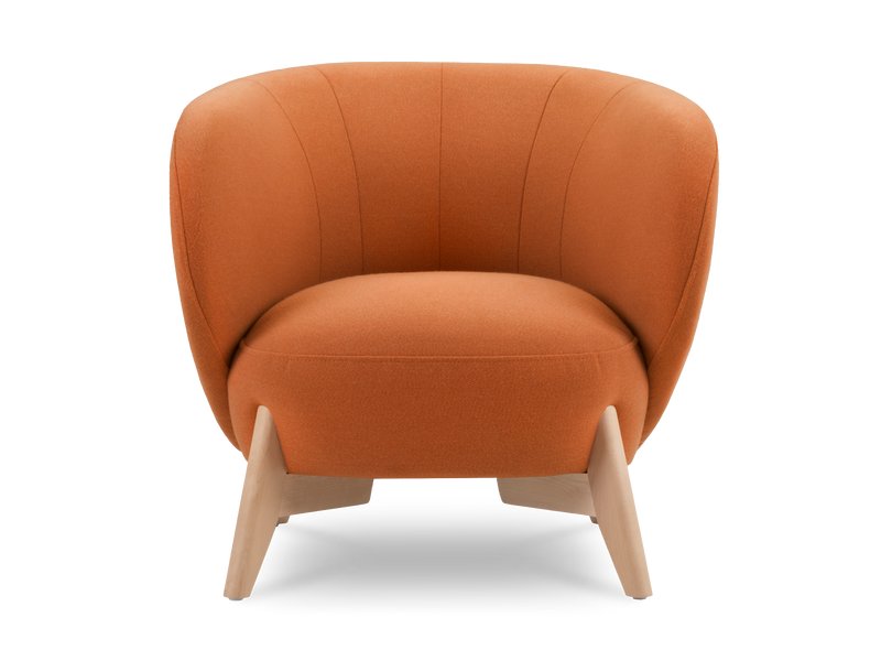 Кресло Тилар Рогожка Оранжевый